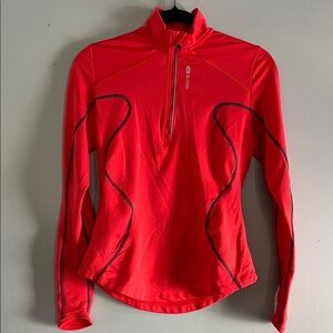 SUGOI Red Performance Quarter Zip Athletic Pullover